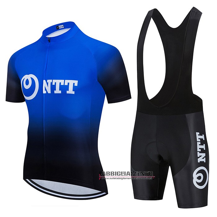 Abbigliamento NTT Pro Cycling 2020 Manica Corta e Pantaloncino Con Bretelle Nero Blu - Clicca l'immagine per chiudere